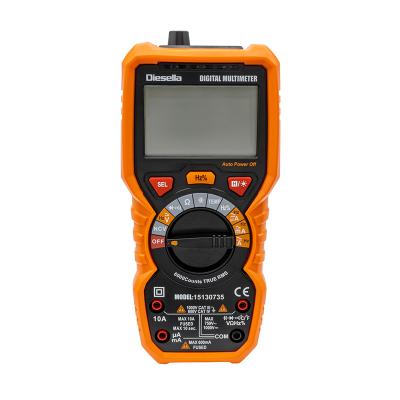 Digital multimeter äkta RMS 1000V/10A med gummiskyddskåpa